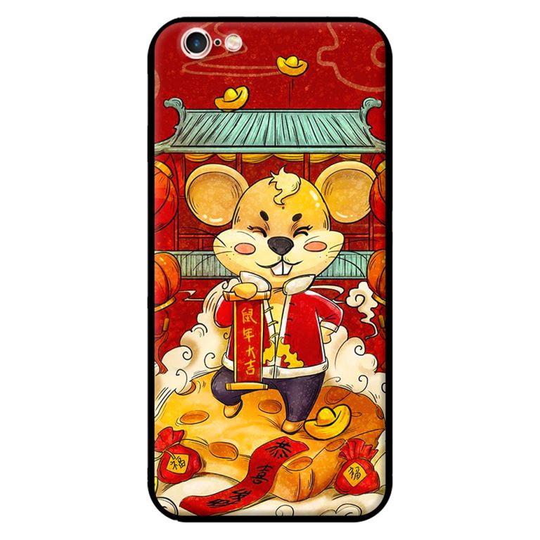 Ốp lưng in cho Iphone 6 Plus/6s Plus Mẫu Tết 2020