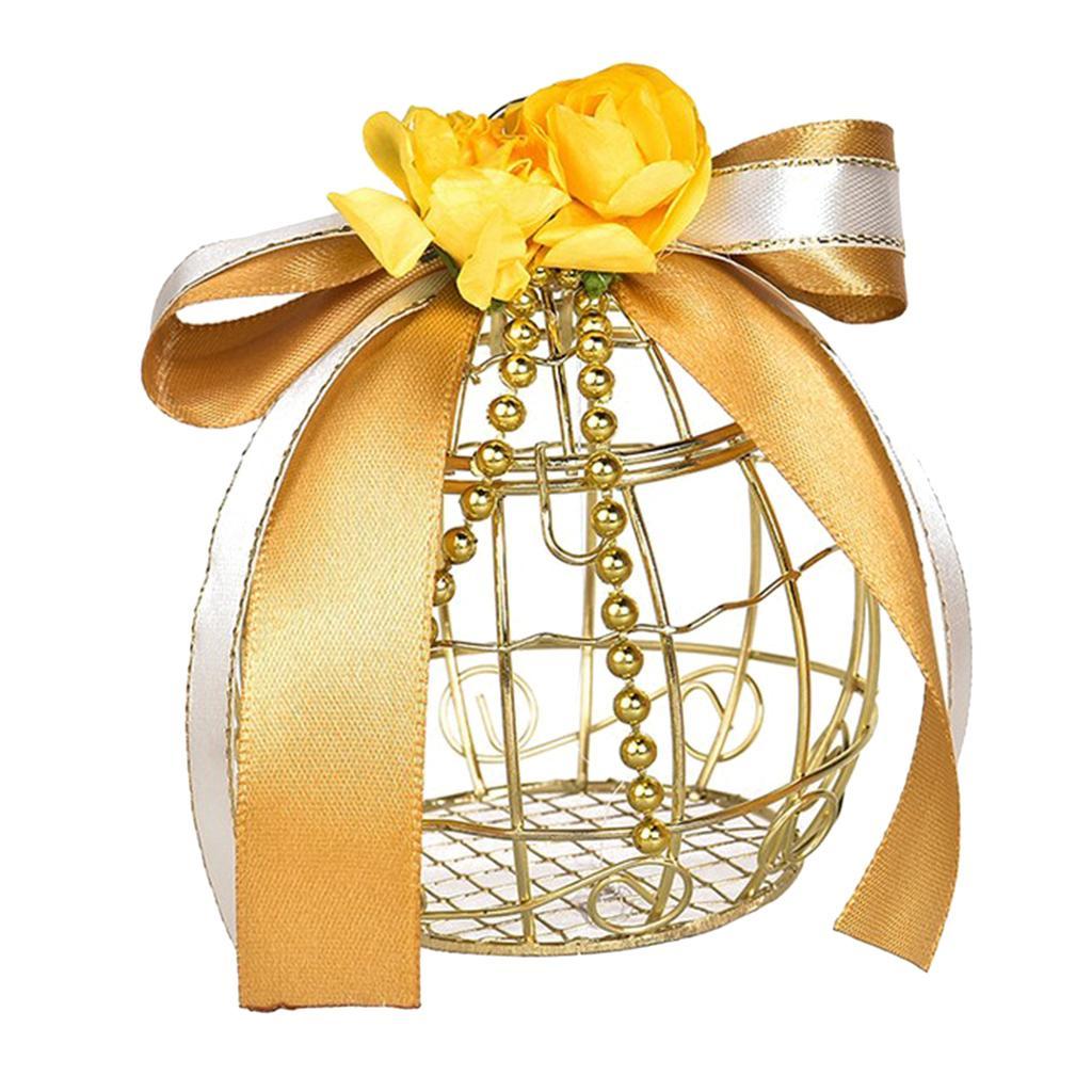 Hollow Bird Cage Wedding Christmas Party Gift Box Chocolate Candy Box