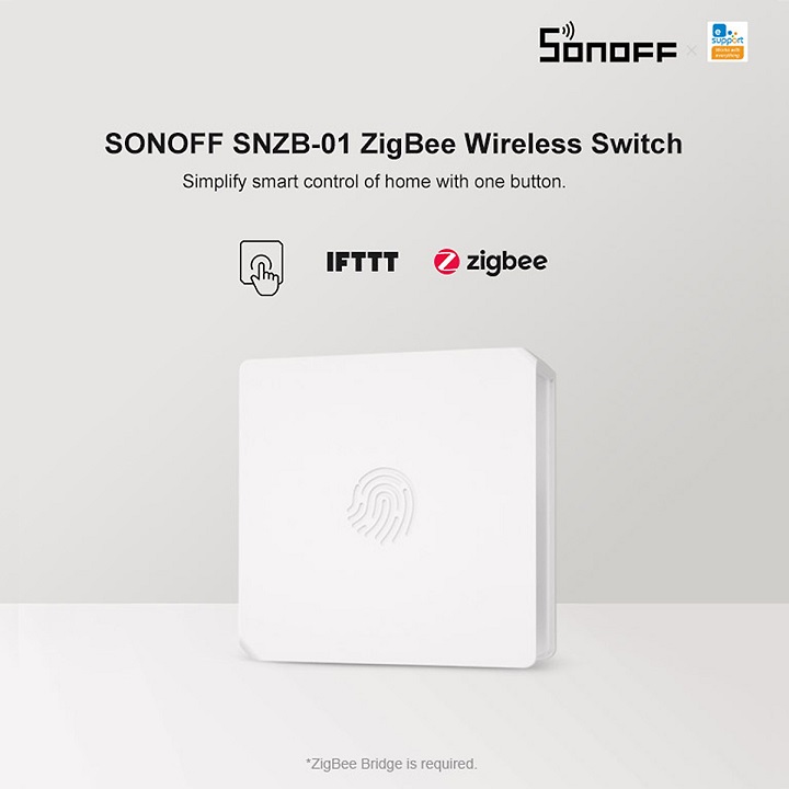 Công Tắc Không Dây Sonoff Zigbee - SNZB01