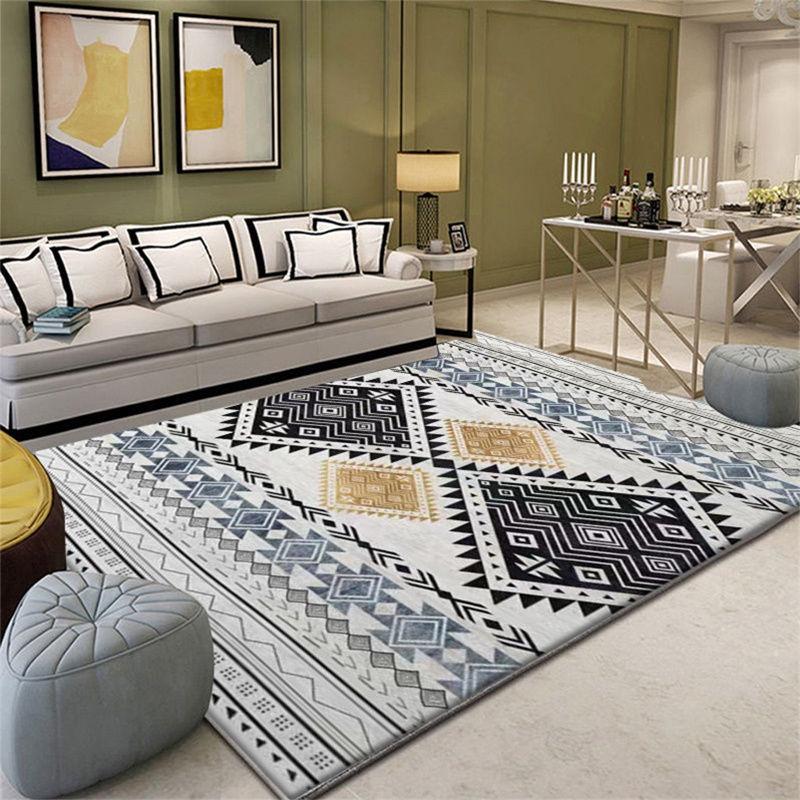 Thảm Trải Sàn Toàn Bộ Cạnh Giường Phòng Khách / Phòng Ngủ / Phòng Khách Chống Bẩn Phong Cách Bắc Âu