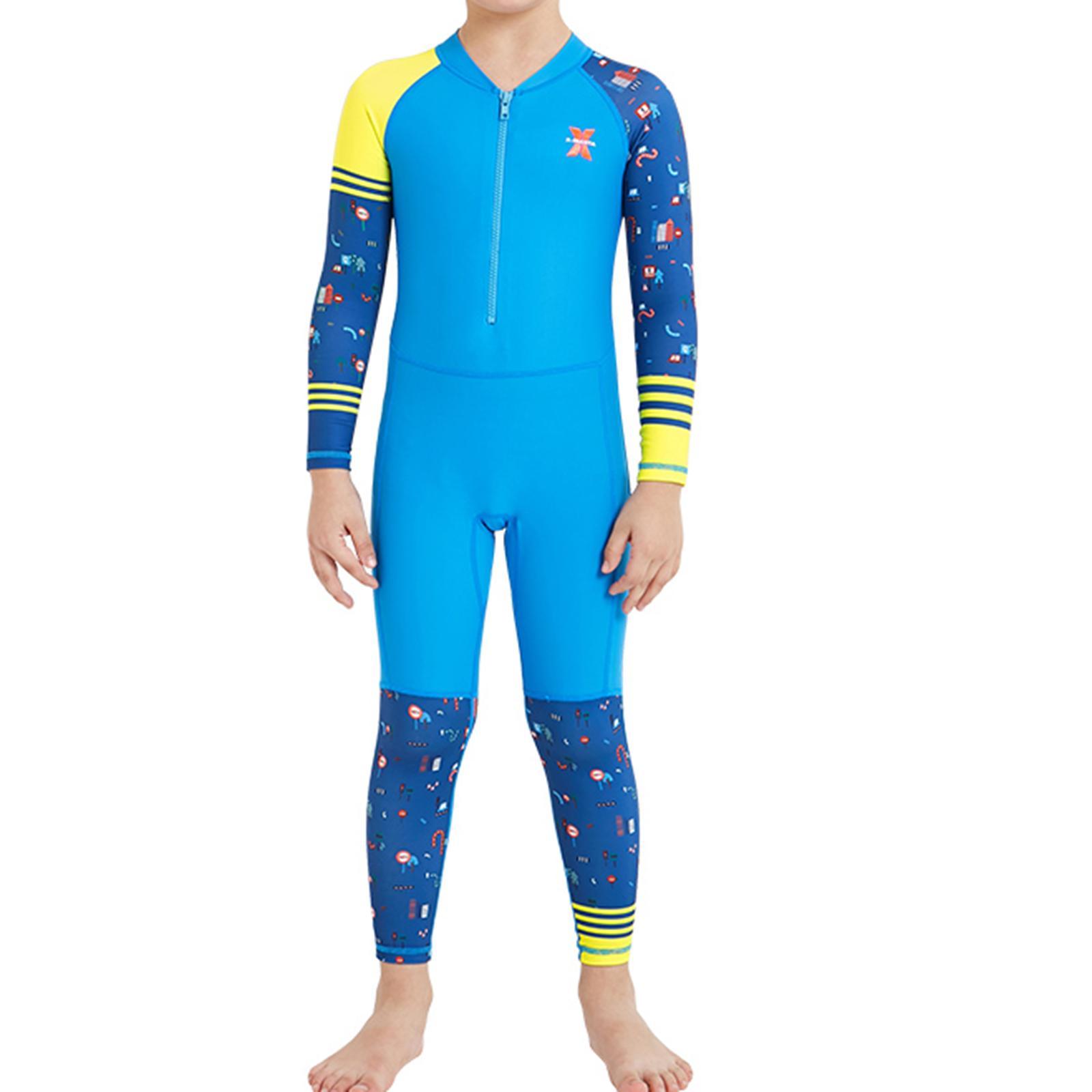 Kids Wetsuit Diving Swimsuits Water Resistant Long Sleeve Thermal Full suits for Swimming