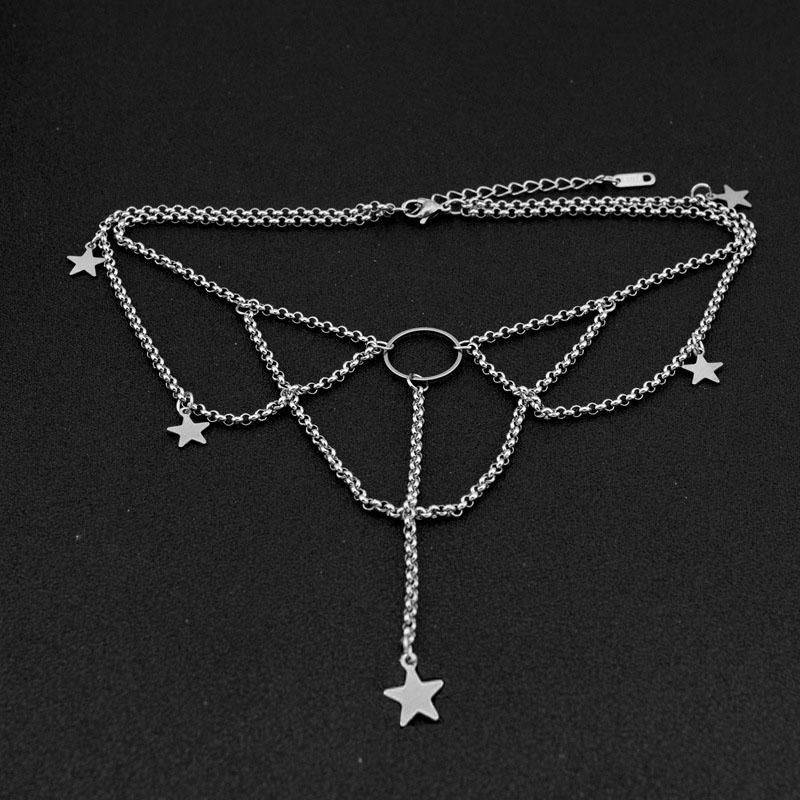 Dây chuyền vòng cổ hợp kim nam nữ unisex cách điệu