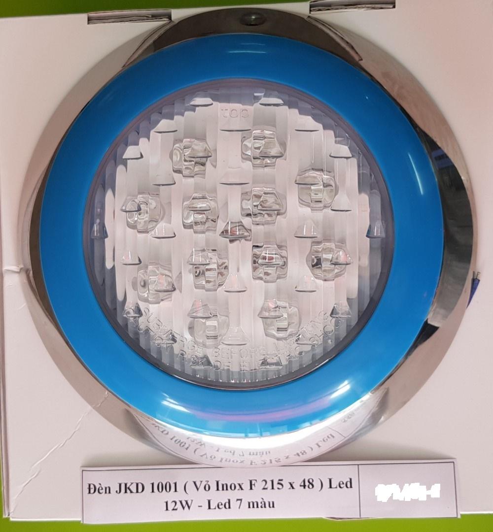 Đèn led bể bơi ánh sáng VÀNG 12W-12V vỏ ngoài inox 304 chống nước tiêu chuẩn IP68
