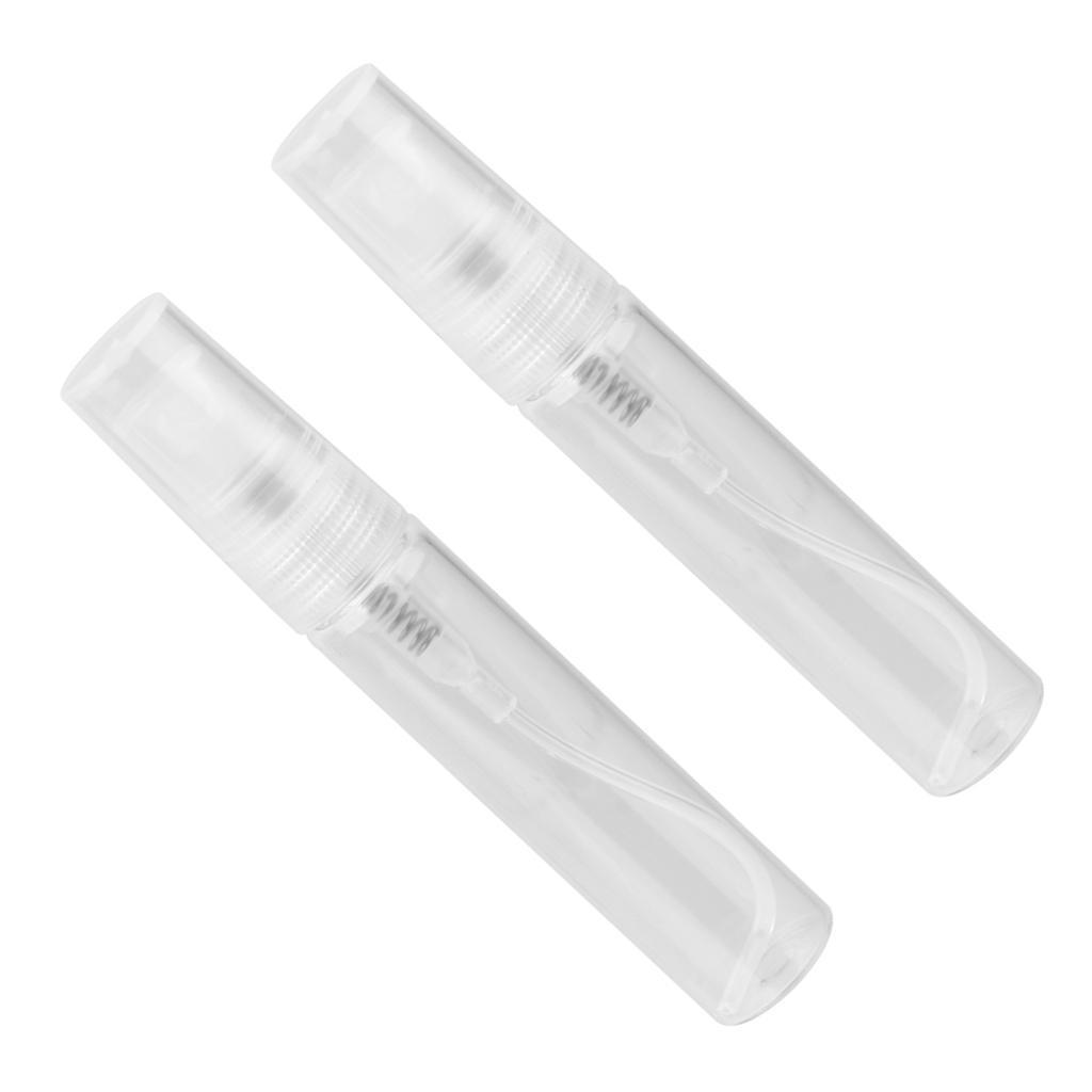2PCS 5ml Empty Spray Bottle Perfume Atomizer Travel Sample Refill Container