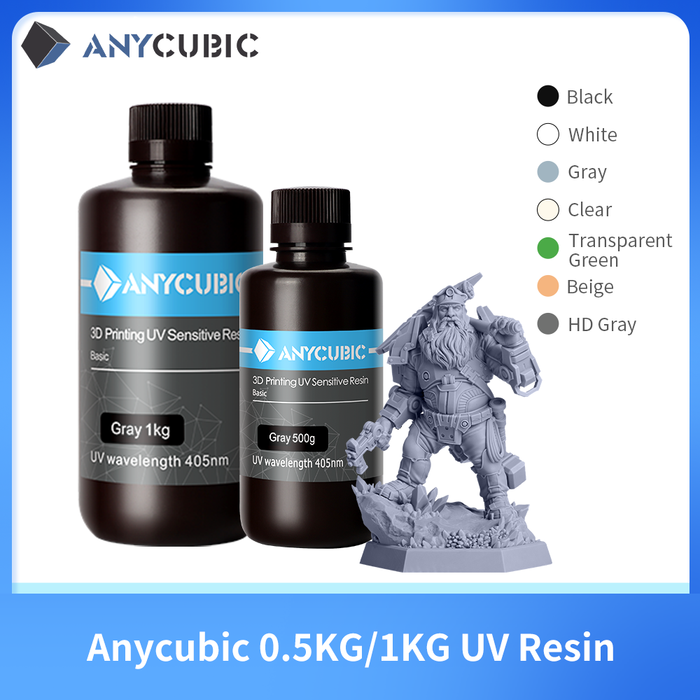 ANYCUBIC Nhựa UV cho 3D Máy In CD Độ Chính Xác Cao Chữa Nhanh 2L Chai Chất Lỏng 3D Máy In Vật Liệu In Cho Photon M3