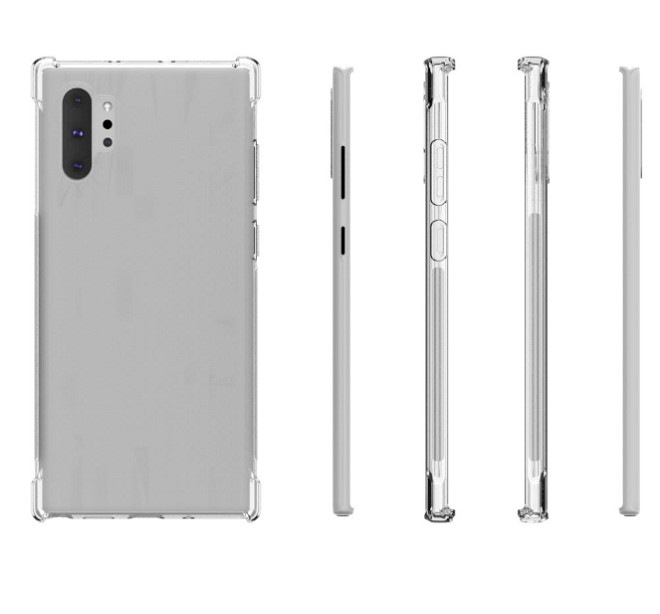 Ốp lưng Silicon dẻo trong, suốt chống sốc cho Samsung Galaxy Note 10 Plus