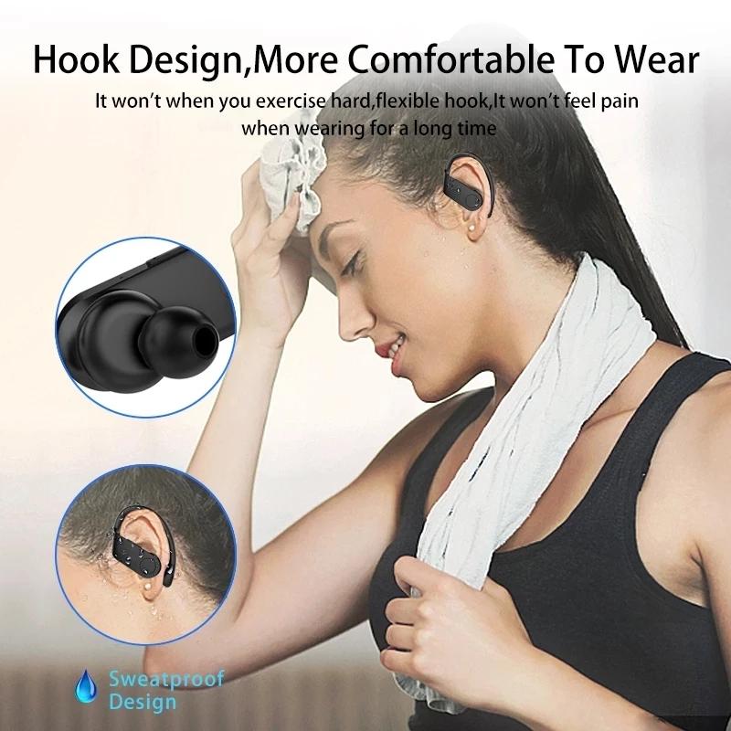 Tai Nghe Không Dây Tai Nghe Fone Bluetooth 5.0 TWS Tai Nghe Tai Nghe Nhét Tai Thể Thao Stereo Tai Nghe Chống Nước Cho Xiaomi Huawei Iphone