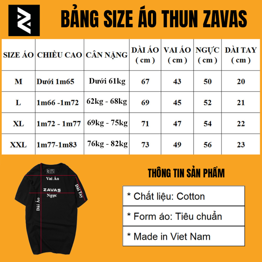 Áo thun nam cổ tròn SUNDAY chất vải cotton 4 chiều xuất xịn, mát mẻ, dày mịn sang trọng - ZAVAS