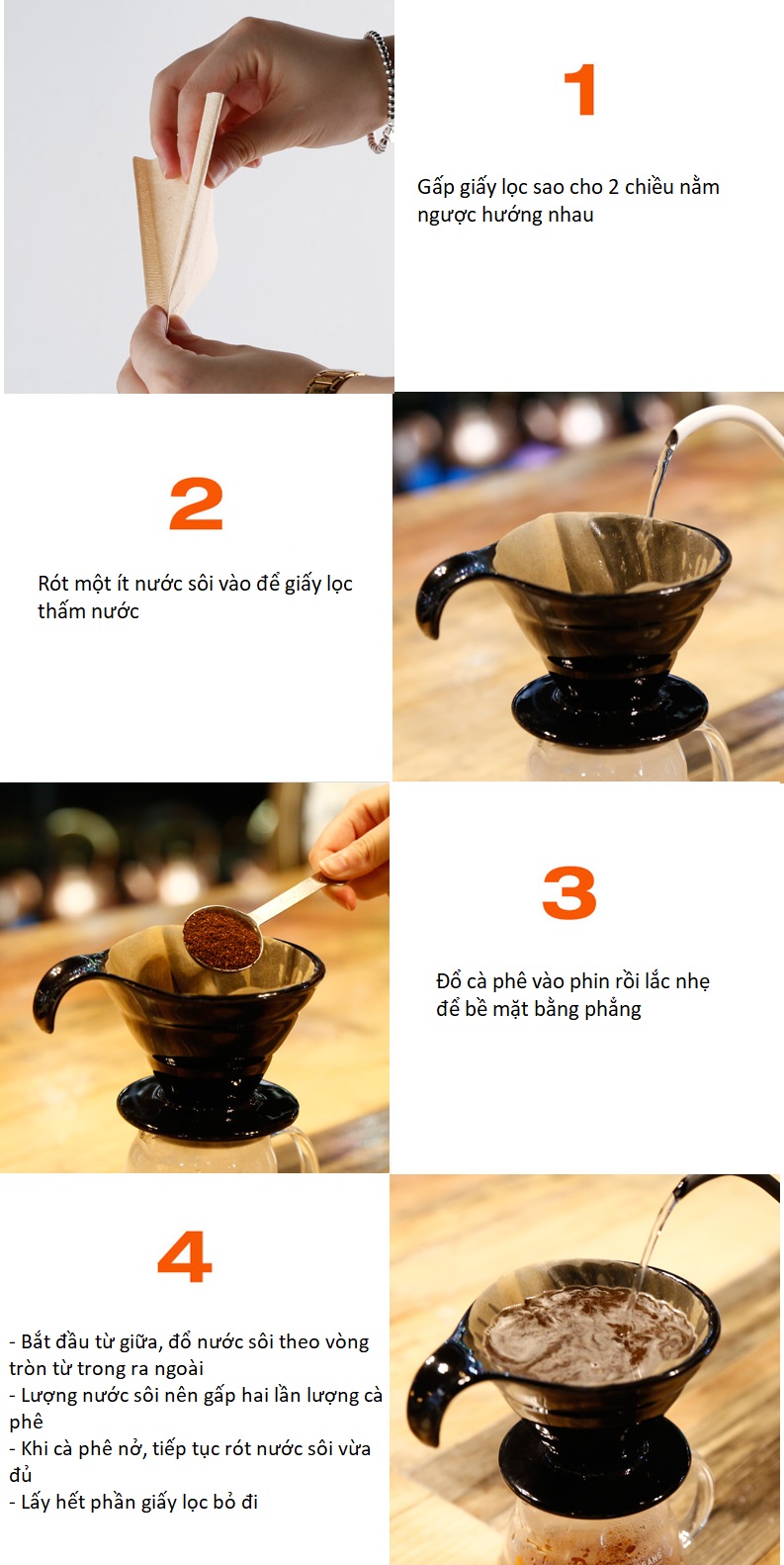 Giấy lọc chuyên Drip Coffee và Moka Coffee cao cấp