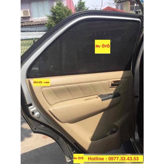 Rèm Che Nắng Xe Toyota Fortuner 2007-2015 Loại 1 Mr.OTO. Cam Kết Chuẩn Khít Theo Xe