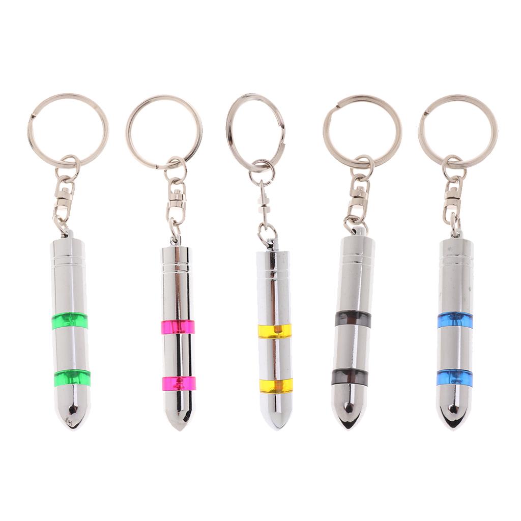 Car Mini Anti Static Electricity Remover Key Chain Keyring Black