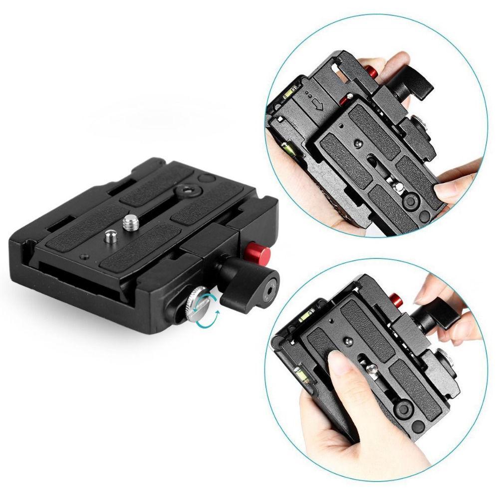 Aluminum Tripod Quick Release Plate Adapter for SLR 501HDV