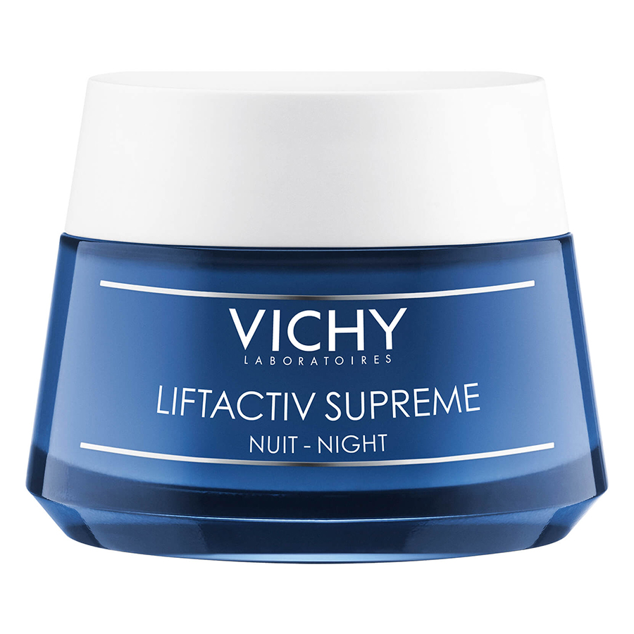 Bộ Chăm Sóc Da Kem Dưỡng Chống Nhăn Và Săn Chắc Da Ban Đêm Vichy Liftactiv Supreme (50Ml)+Nước Khoáng Vichy Mineralizing Water 150Ml