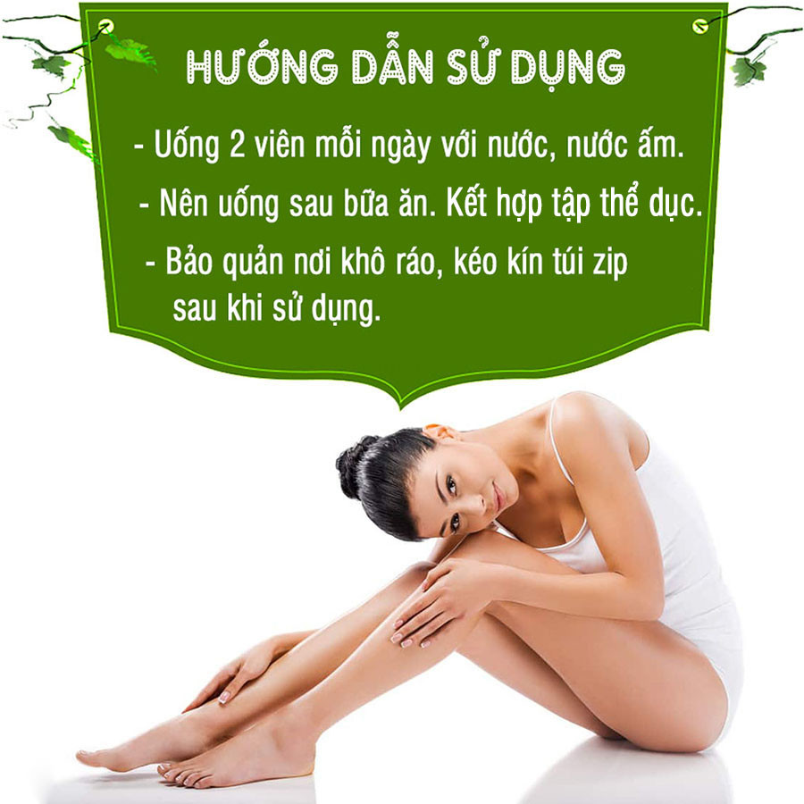 Viên uống làm thon và dài chân DHC Melilot Nhật Bản thực phẩm chức năng hỗ trợ lưu thông máu, bài tiết nước dư thừa, giảm phù nề gói 30 ngày JN-DHC-MEL30