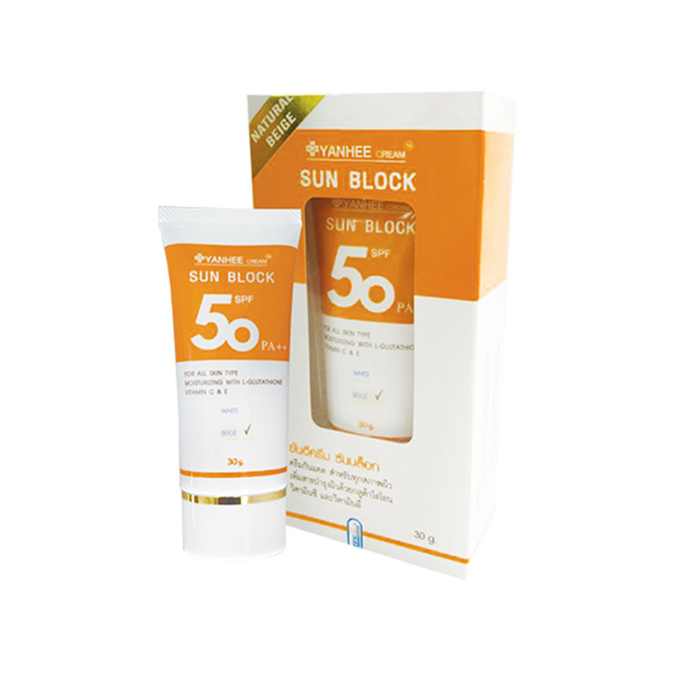 Kem Chống Nắng Yanhee Sun Block - Begie (30g)