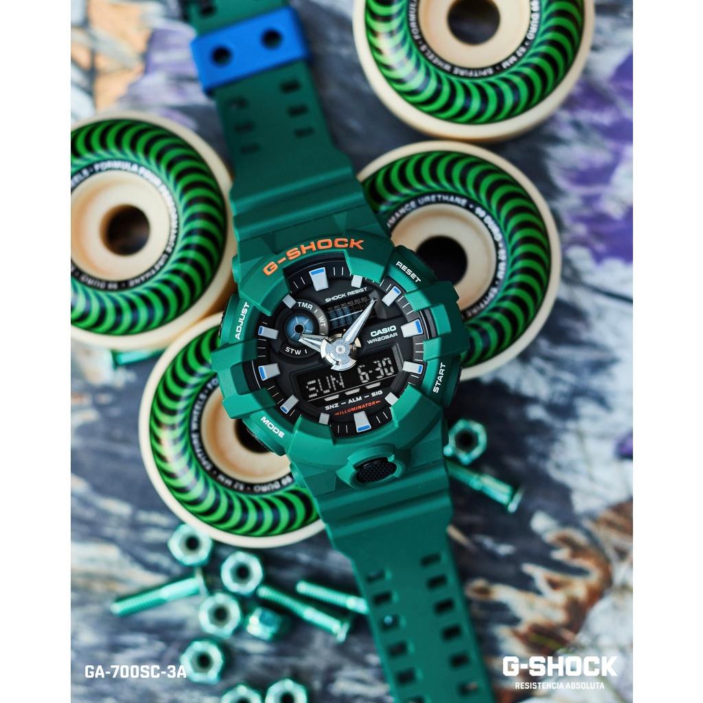 Đồng Hồ Nam Dây Nhựa Casio G-Shock GA-700SC-3ADR | GA-700SC-3A