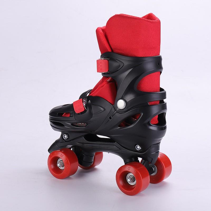 Giày trượt patin trẻ em 2 hàng bánh đi được luôn có size cho bé từ 5-14 tuổi-chống ngã chống trầy xướt đảm bảo an toàn