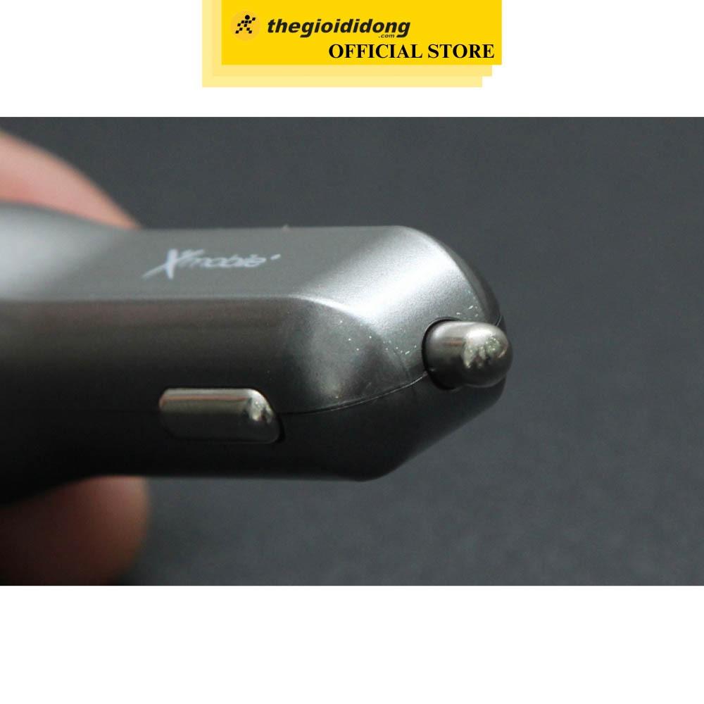 Sạc xe hơi Xmobile Dual USB TS-C063S Xám - Hàng Chính Hãng