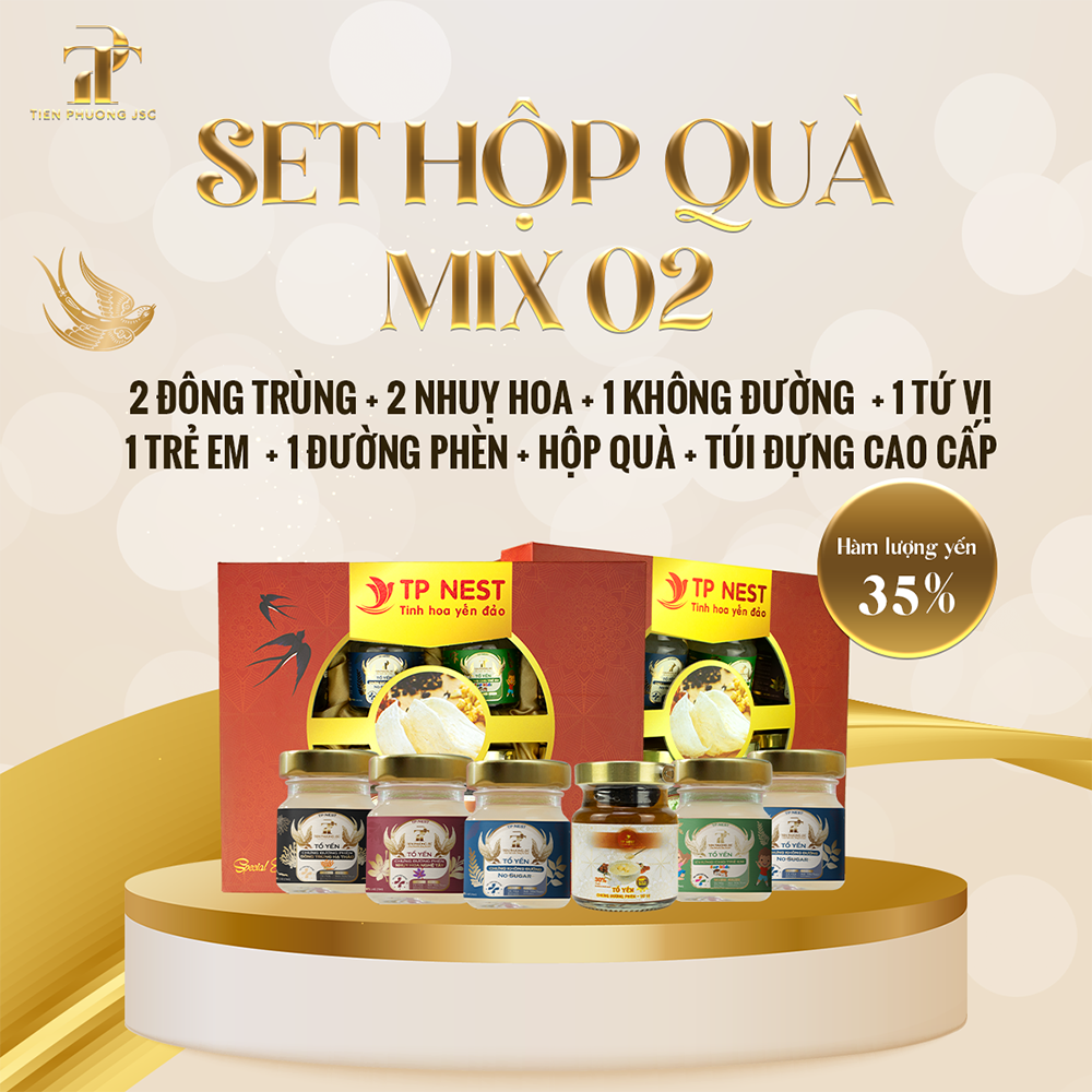 Set hộp quà yến MIX 02 - Tiến Phương JSC