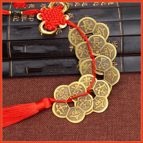 Dây Ngũ Phúc Hoa Mai Bằng Đồng Chiêu Tài Lộc