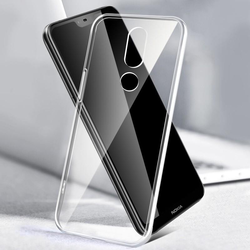Ốp lưng dẻo silicon trong suốt dành cho Nokia 6.1 plus