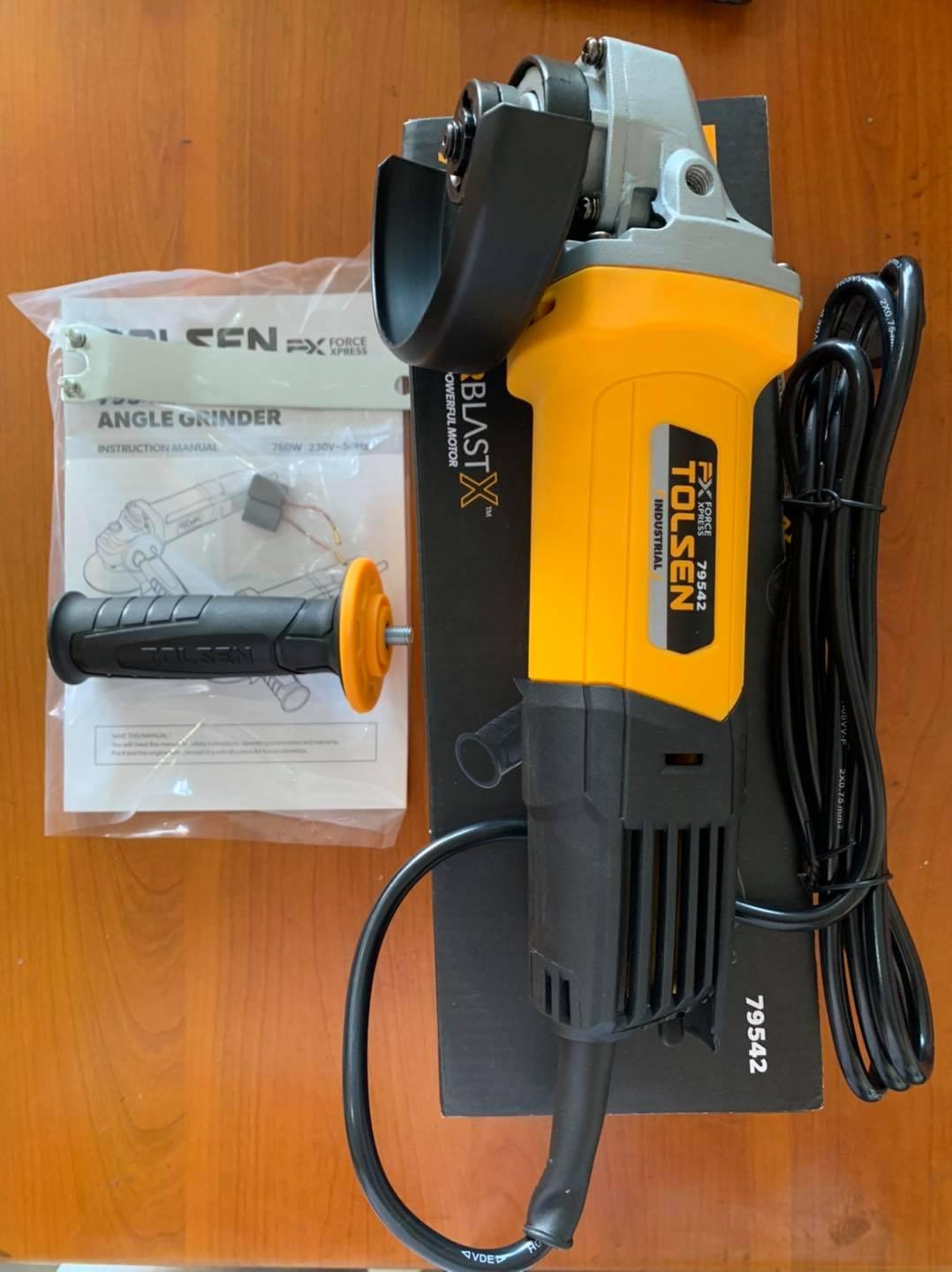 MÁY MÀI 100MM ( CÔNG NGHIỆP ) 760W TOLSEN 79542 - HÀNG CHÍNH HÃNG