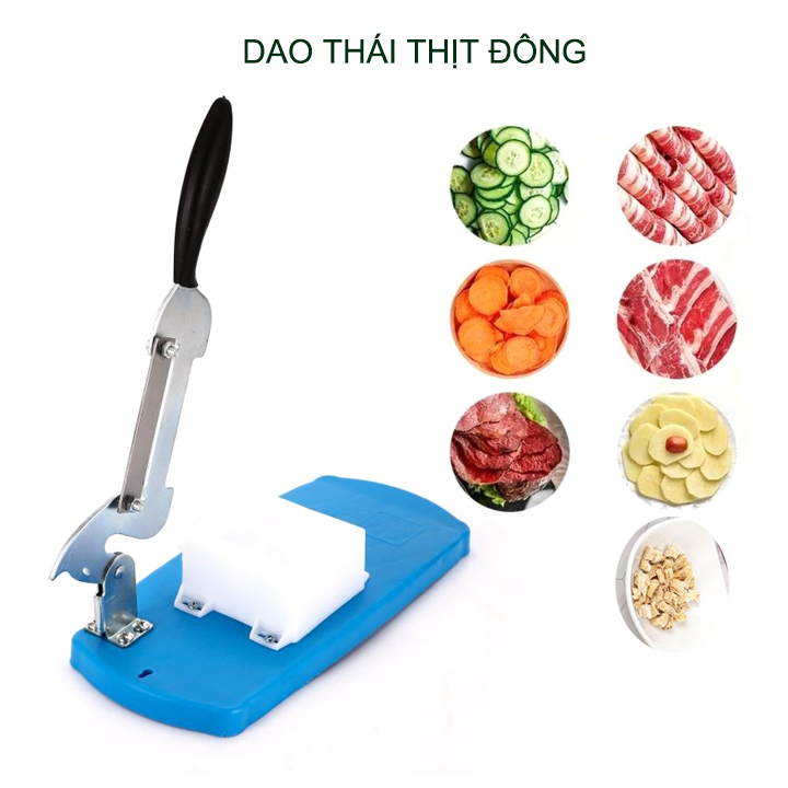 Dao thái thịt đông lạnh NG02, thái đồ đa năng thành lát mỏng, đế nhựa ABS