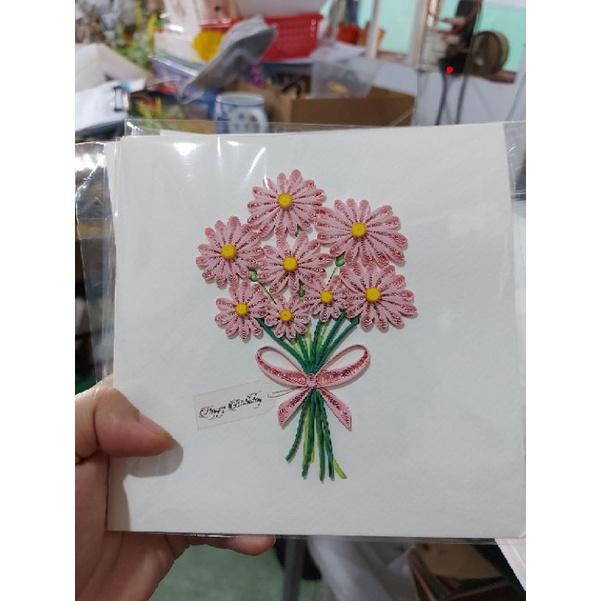 THIỆP HANDMADE, THIỆP GIẤY XOẮN