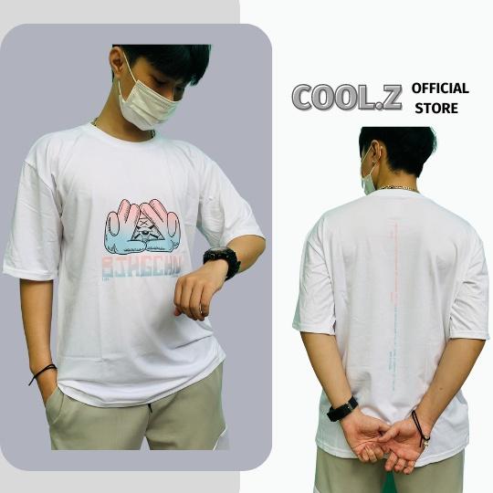 Áo thun tay lỡ.Hình Bàn Tay&Mắt. CoolZ phông Unisex nam nữ Cotton oversize form rộng phong cách đường phố Hiphop CZ095