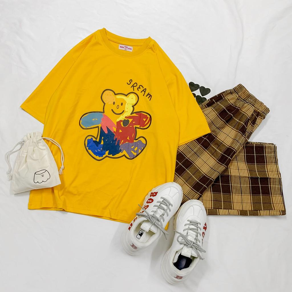 Áo Thun Tay Lỡ Unisex Form Rộng SREAM