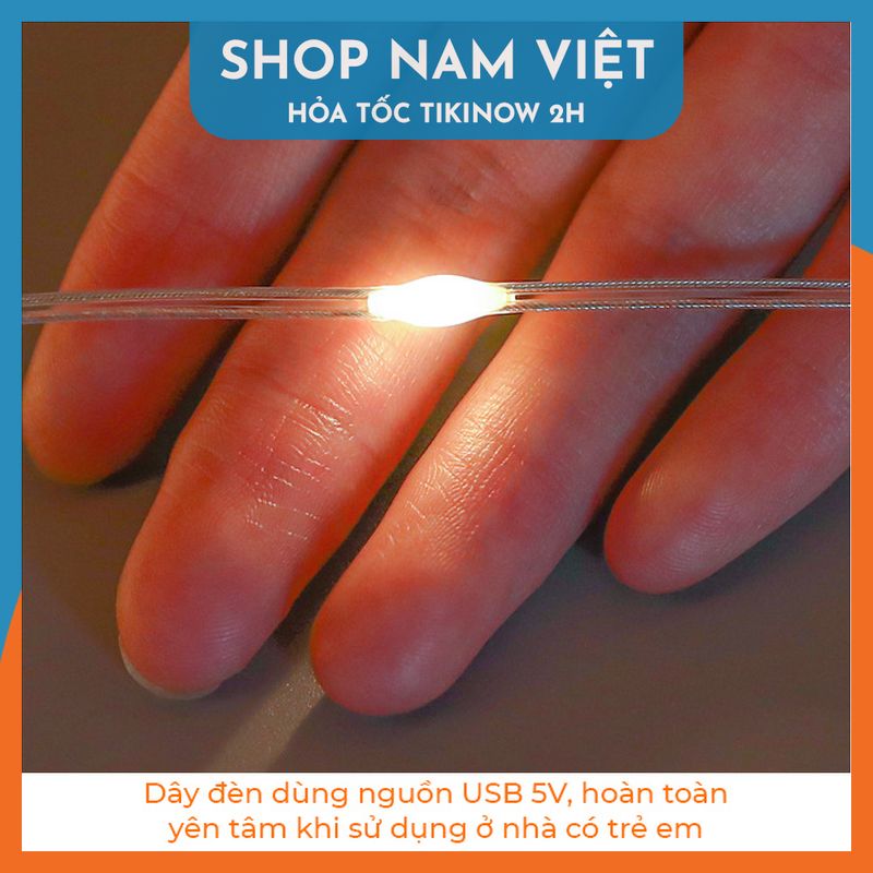 Dây LED Rèm Trang Trí Giáng Sinh 10 Chi Tiết Ngang 3m, Kèm Remote - Chính Hãng NAVIVU