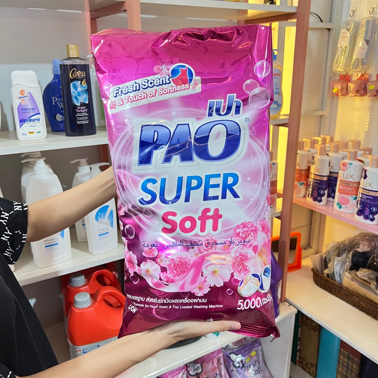 Bột giặt Pao 5kg đủ mùi hàng chuẩn Thái Lan loại bỏ vết bẩn quần áo dễ dàng giặt sạch thơm lâu