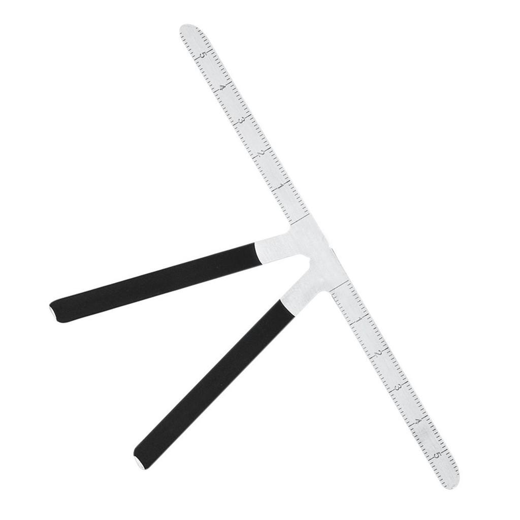 2X Three-Point Positioning Permanent Makeup Tool Eyebrow Caliper Stencil Ruler