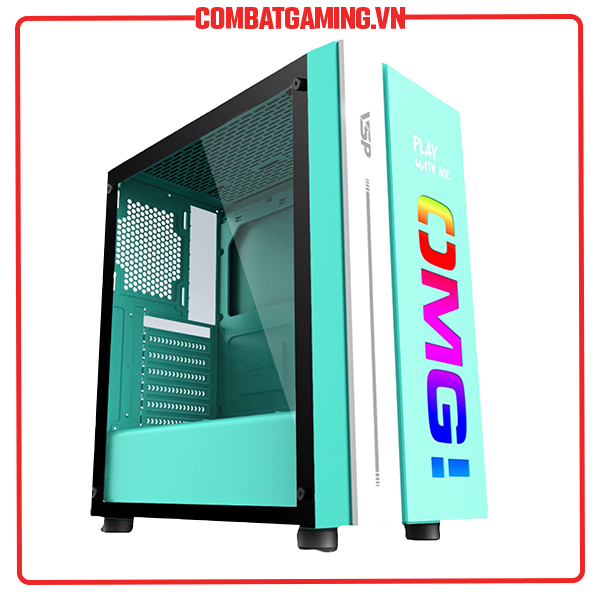 Case VSP OMG-II ATX Xanh Ngọc - Hàng Chính Hãng