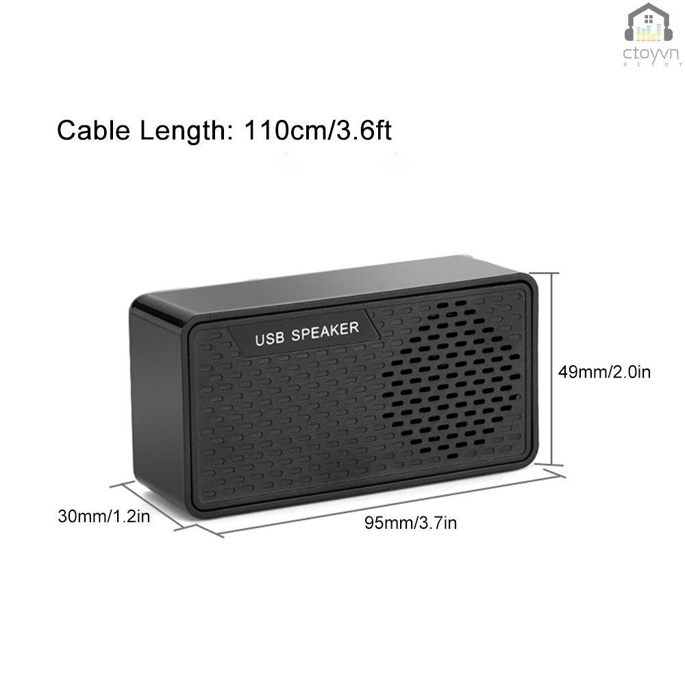 Loa máy tính HK-5007 3W cổng ra USB 2.0 và cáp dài 1.2m