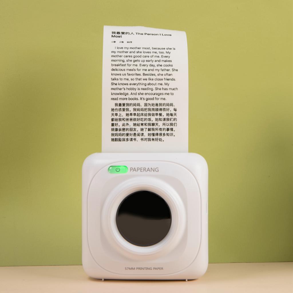 Wireless Photo Label with 4 Roll Thermal Paper Scanning