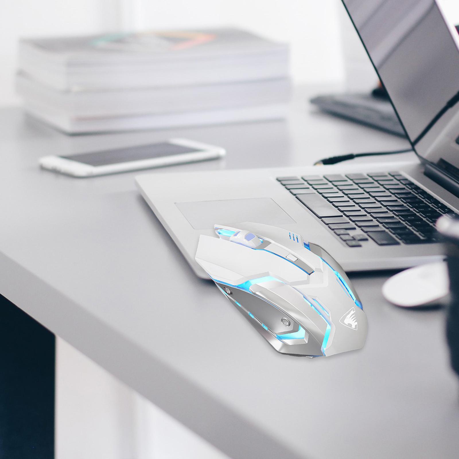 G304 2.4G Wireless Mouse PC Ergonomic LED Light Computer with Receiver