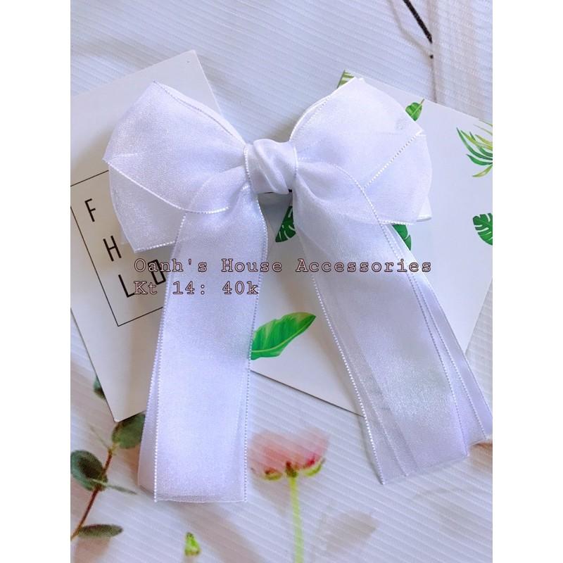 Kẹp nơ phối voan siêu xinh
