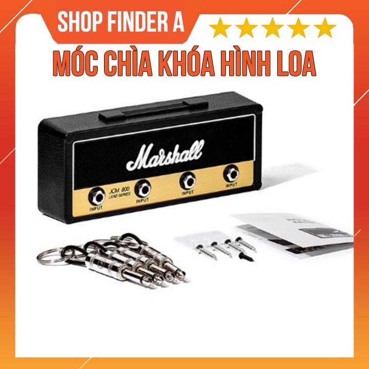 Phụ kiện móc khóa hình loa Marshall decor trang trí nhà của (set 4 móc)