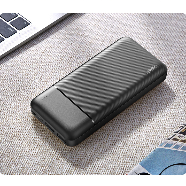 Pin Dự Phòng 20000mah Remax RPP-166 Lango Series Fast Charing 2.1A tích hợp 2 cổng USB - Hàng nhập khẩu