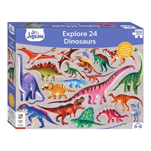 Junior Jigsaw Explore 24: Dinosaurs