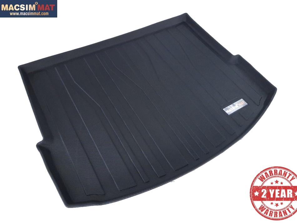 Thảm lót cốp LANDROVER Discovery 7 chỗ nhãn hiệu Macsim chất liệu TPV cao cấp màu đen