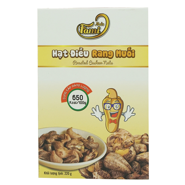 Hạt điều Fami rang muối 220g