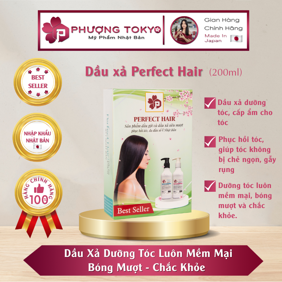 DẦU XẢ DƯỠNG TÓC - PERFECT HAIR CONDITIONER 200 mL