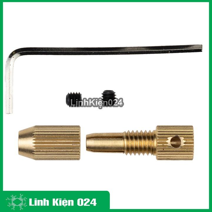 Đầu Kẹp Mũi Khoan 2032 2.5-3.2mm Trục Ø2mm (Tặng Lục lăng)