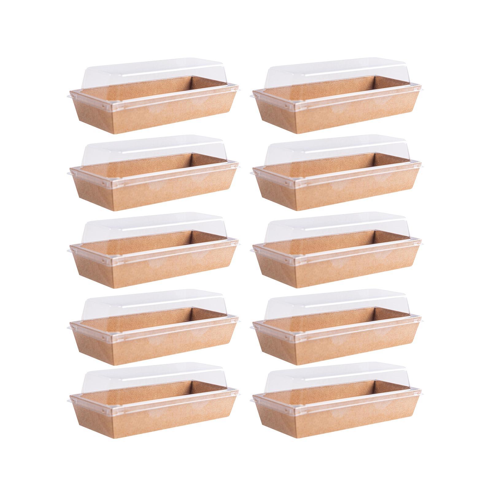 Paper Food Boxes Disposable Cake Boxes Portable  Salad Cake