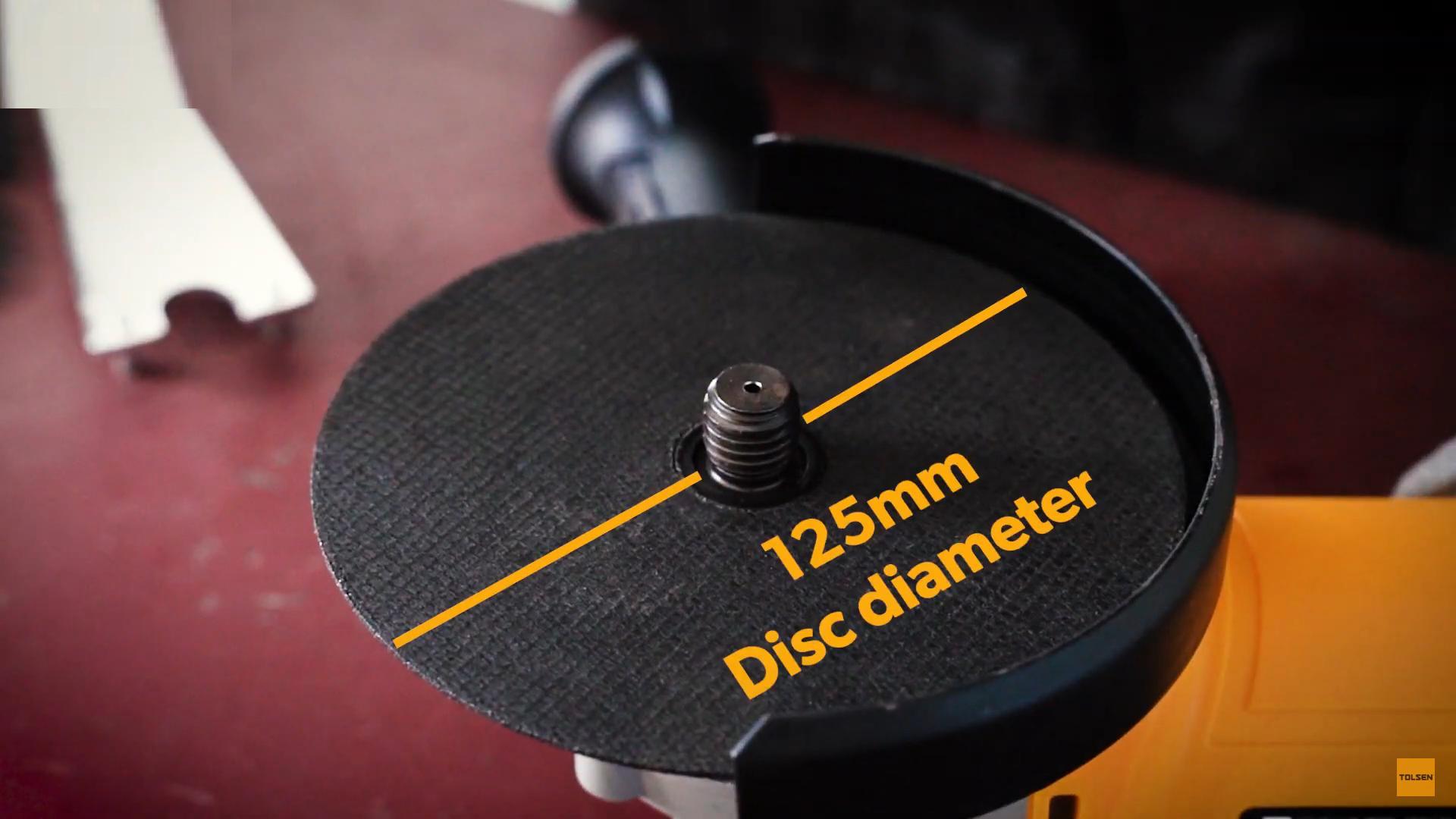 MÁY MÀI GÓC 125MM 1200W TOLSEN 79527 - HÀNG CHÍNH HÃNG