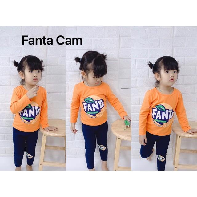 BỘ DÀI THUN COTTON BÉ GÁI