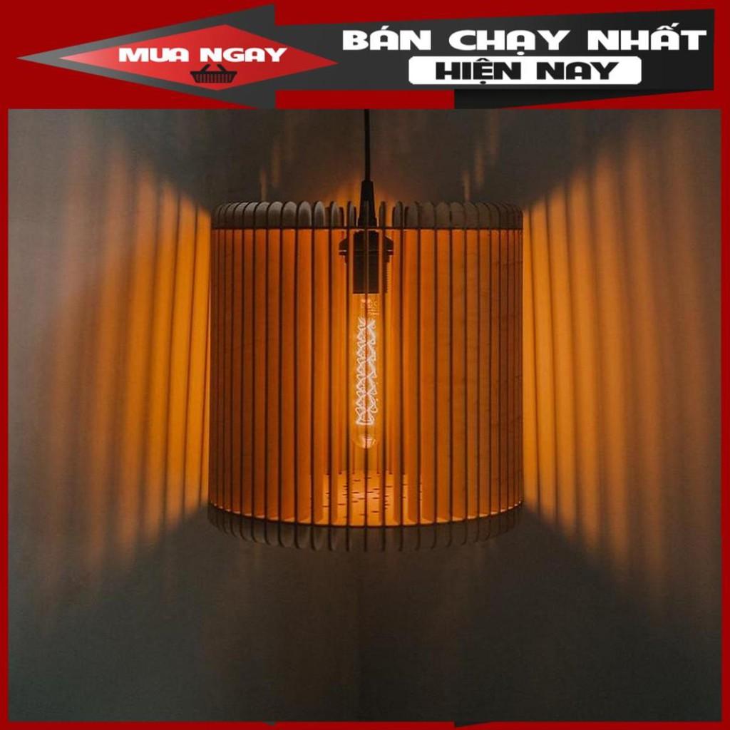 Đèn gỗ thả trần CAO CẤP hiện đại sang trọng chất liệu gỗ trang trí cho phòng khách nhà căn hộ decor nhà quán cf