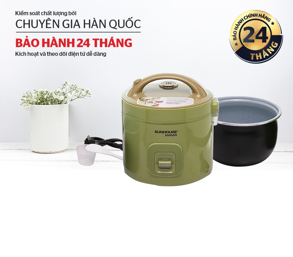 Nồi Cơm Điện 1.8L Sunhouse MaMa SHD8665 - Màu Ngẫu Nhiên - Hàng Chính Hãng